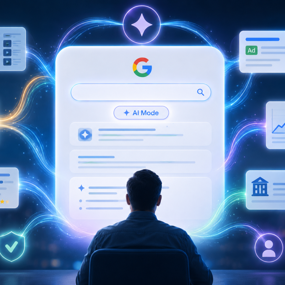 Google I/O 2026 confirma o AI Mode e redesenha o jogo do marketing digital