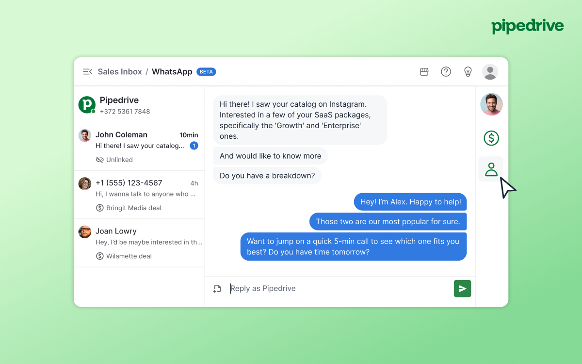Pipedrive integra WhatsApp ao CRM e estende o funil para o pós-venda com IA
