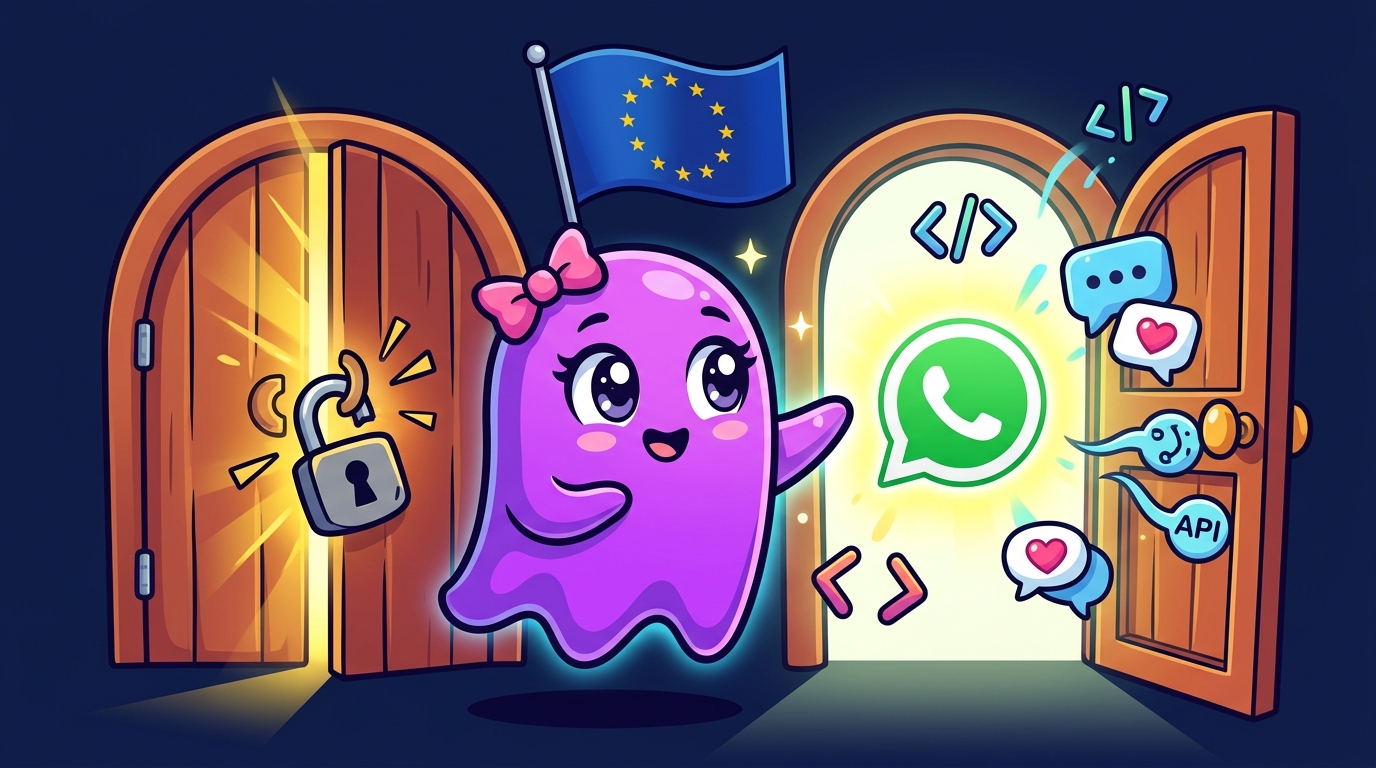 UE força Meta a abrir WhatsApp para IA
